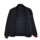Mens Navy Tommy Hilfiger Fleece Crewneck Coat