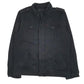 Mens Black Levis Sherpa Lined Military  Coat