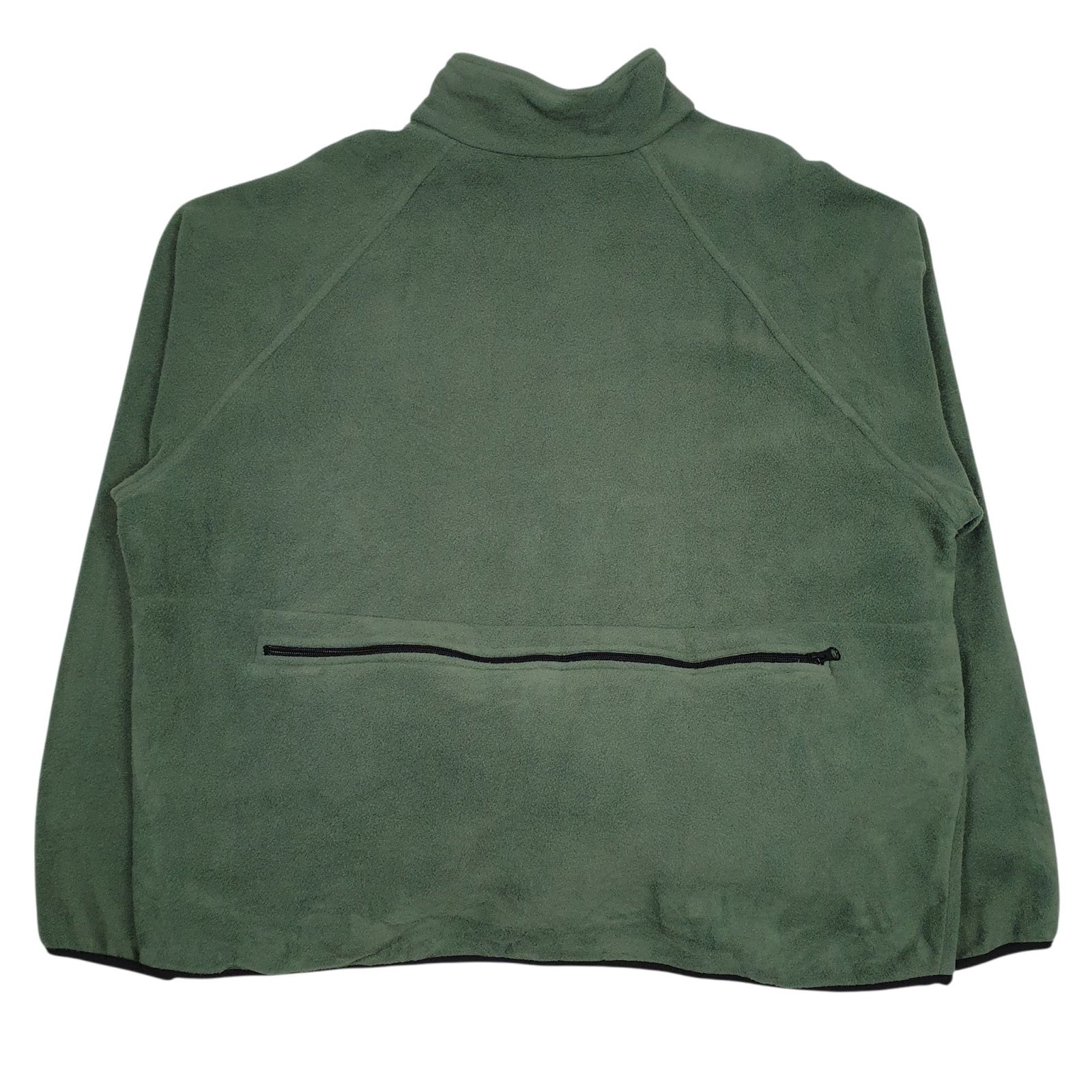 Mens Green Woolrich  Full Zip Jumper