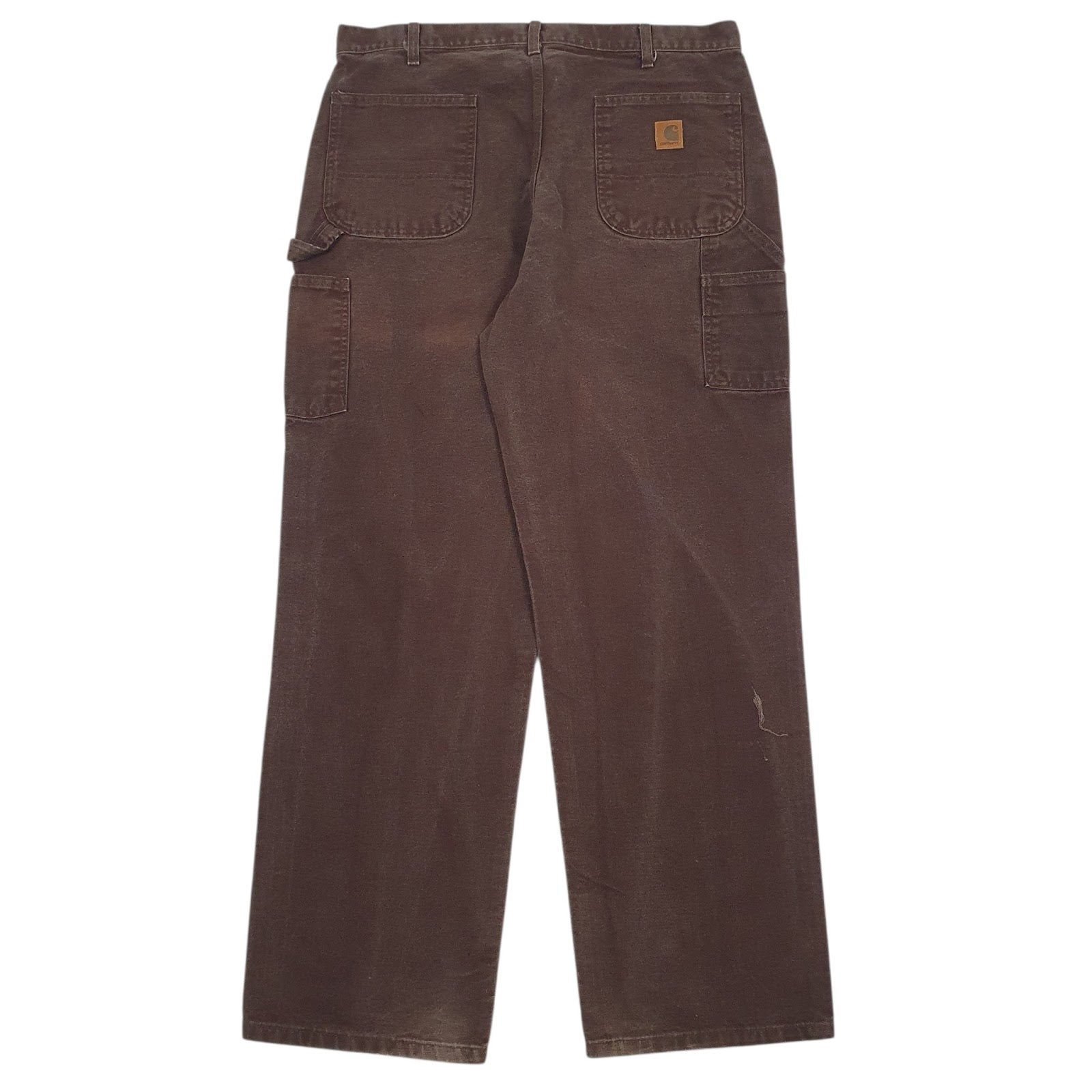 Mens Brown Carhartt B11 DKB Workwear  Trousers
