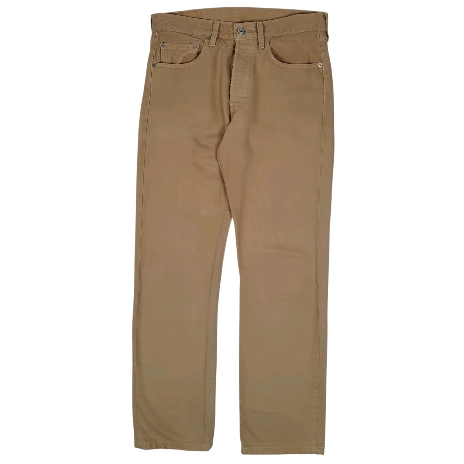 Mens Beige Levis Vintage 00s 501 JeansW31 L32