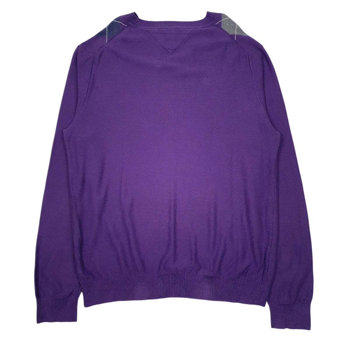 Mens Purple Tommy Hilfiger  Crewneck Jumper