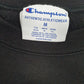 Mens Black Champion  Crewneck Jumper