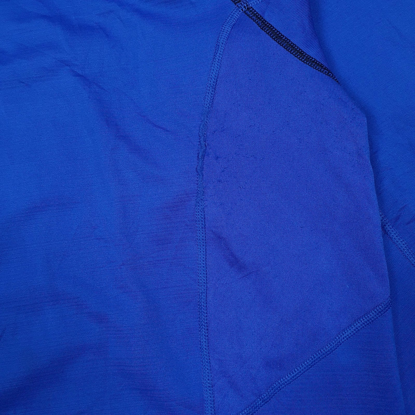 Mens Blue Nike Pro Hyperwarm Baselayer  T Shirt