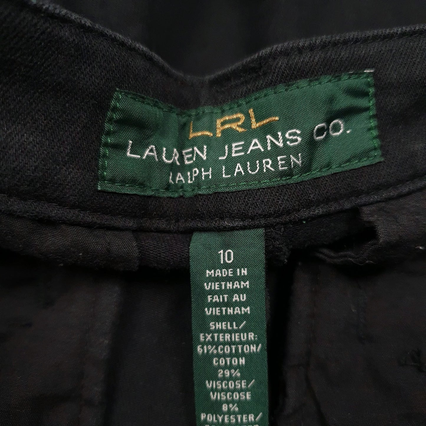 Womens Black Lauren Ralph Lauren   Jeans