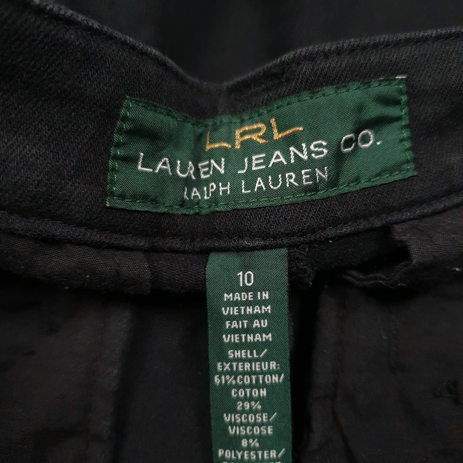 Womens Black Lauren Ralph Lauren   Jeans