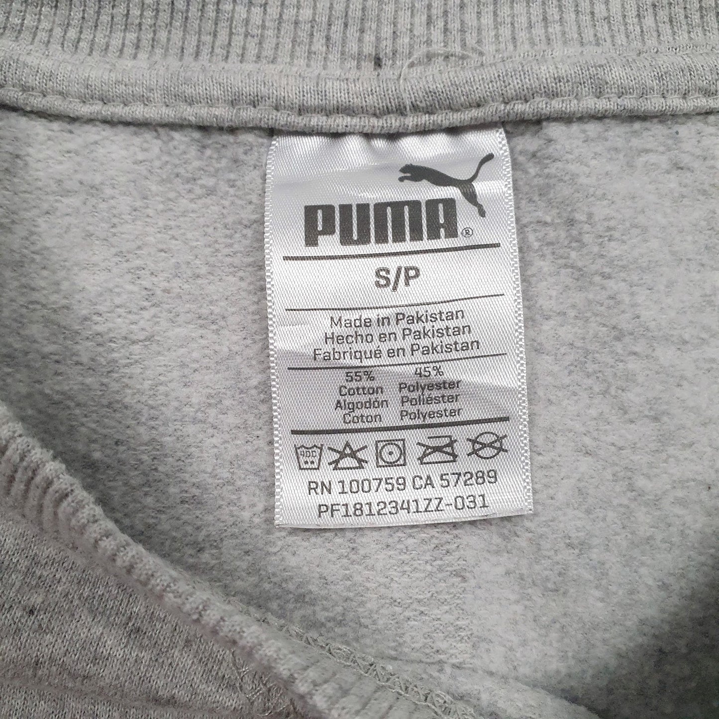 Mens Grey Puma  Crewneck Jumper