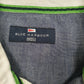 Mens Green M&S Rugby Blue Harbour  Polo Shirt