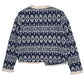 Womens Navy Atmosphere Windbreaker Blazer  Coat