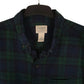 Mens Navy L.L.Bean Plaid Flannel Heavyweight  Shirt