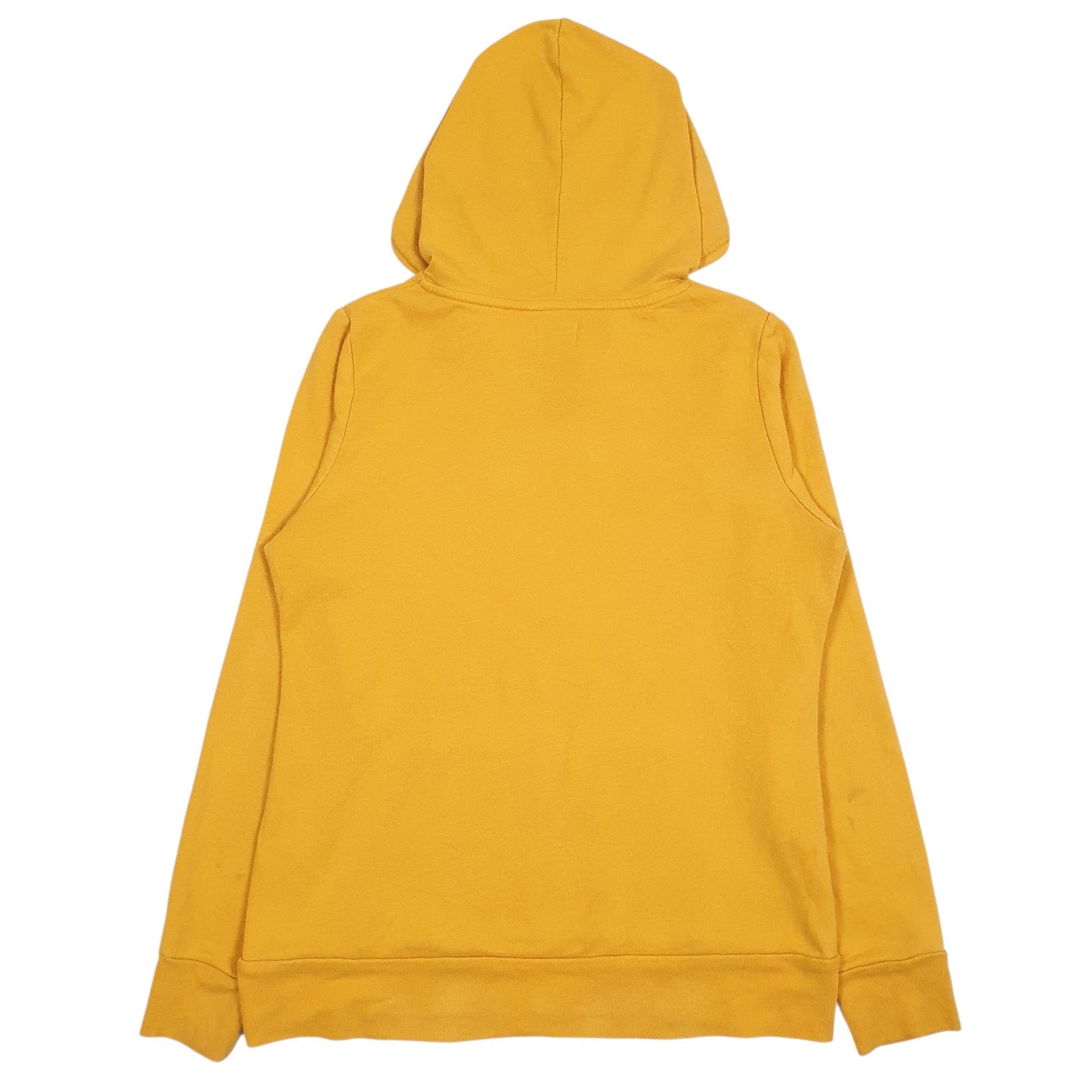 Womens Yellow Champion Spellout Hoodie Jumper