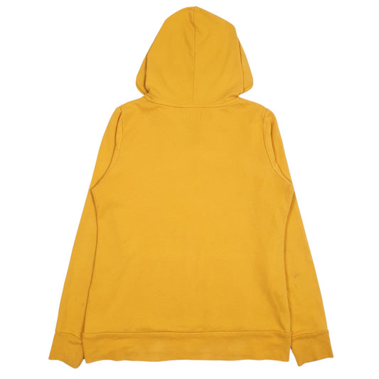 Womens Yellow Champion Spellout Hoodie Jumper