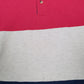 Mens Red Unbranded Rugby  Polo Shirt