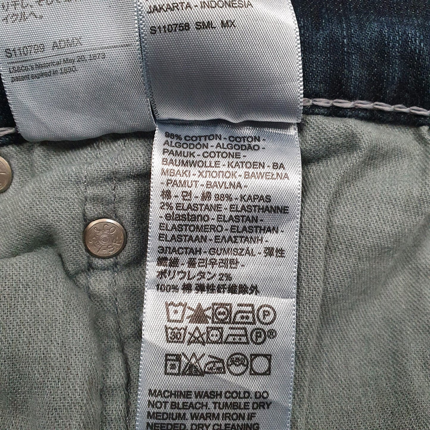 Mens Blue Levis   Jeans