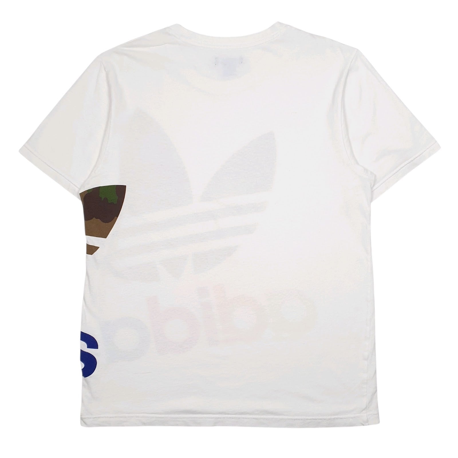 Mens White Adidas   T Shirt