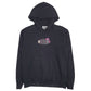 Mens Black Adidas Spellout Hoodie Jumper