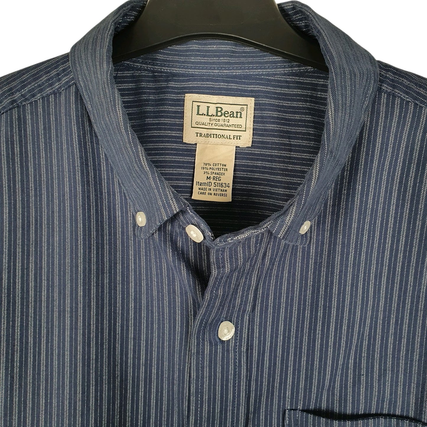 Mens Navy L.L.Bean   Shirt