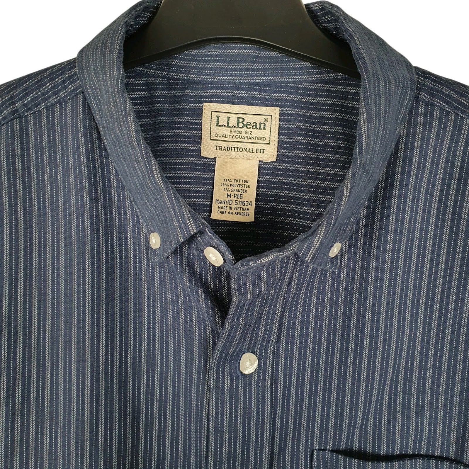 Mens Navy L.L.Bean   Shirt