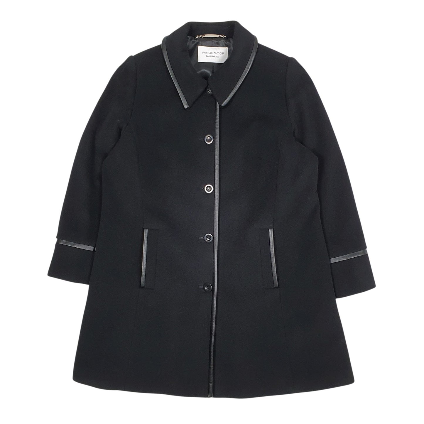 Womens Black Windsmoor Formal Funeral  Coat