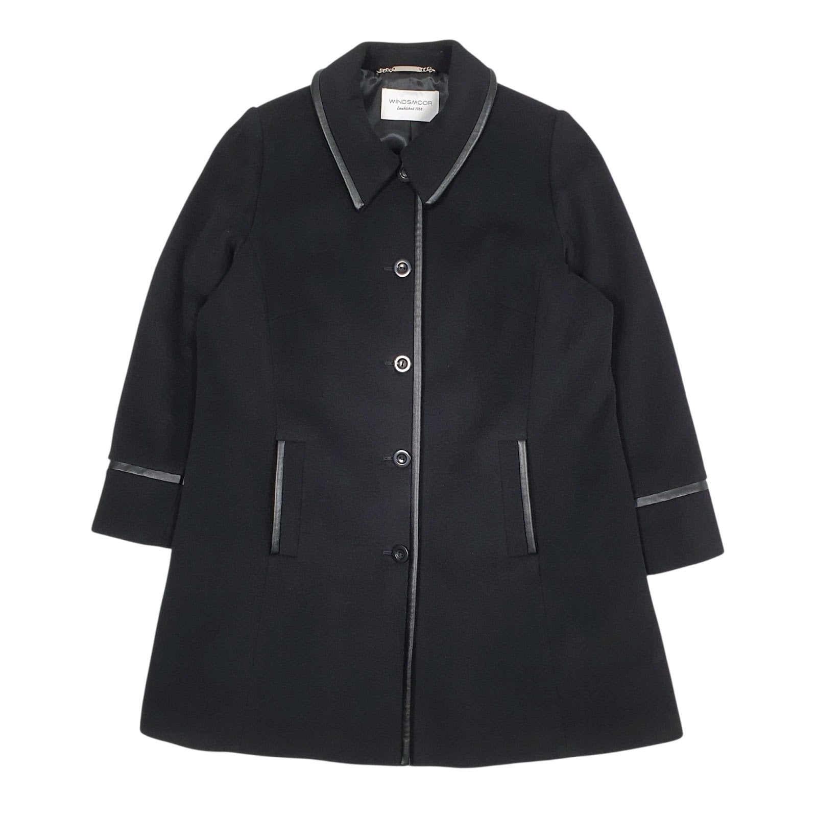 Womens Black Windsmoor Formal Funeral  Coat