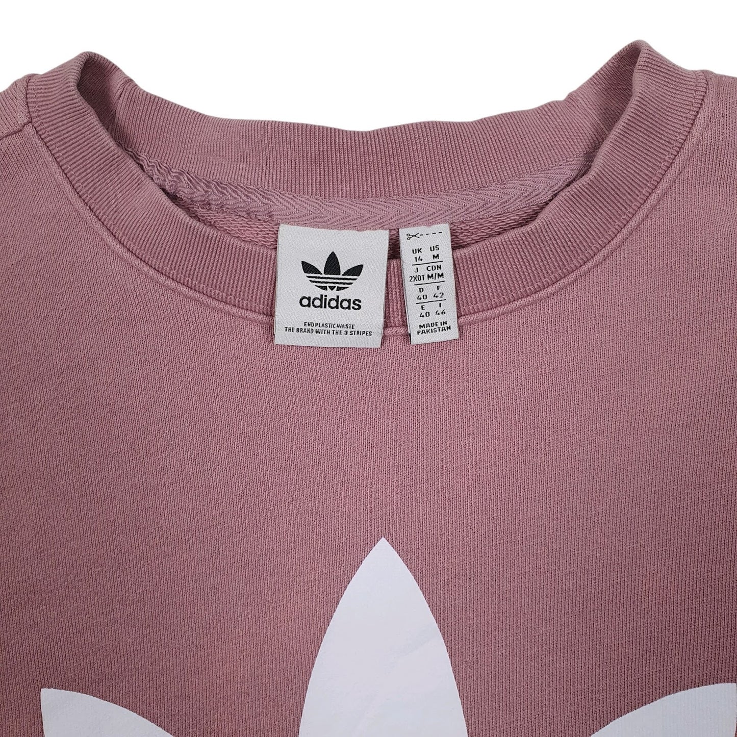 Womens Pink Adidas  Crewneck Jumper