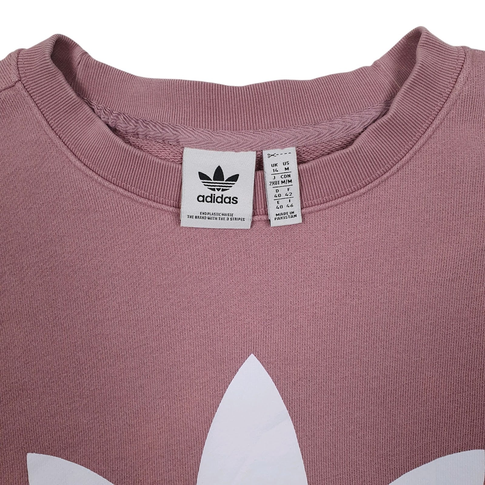 Womens Pink Adidas  Crewneck Jumper