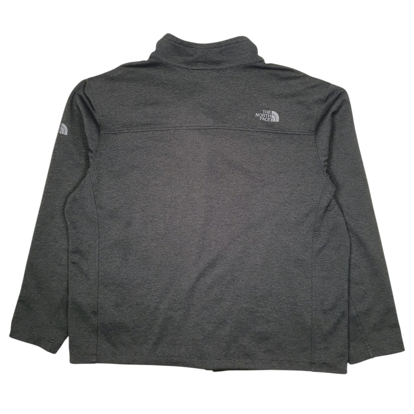 Mens Grey The North Face Softshell Full Zip Jumper