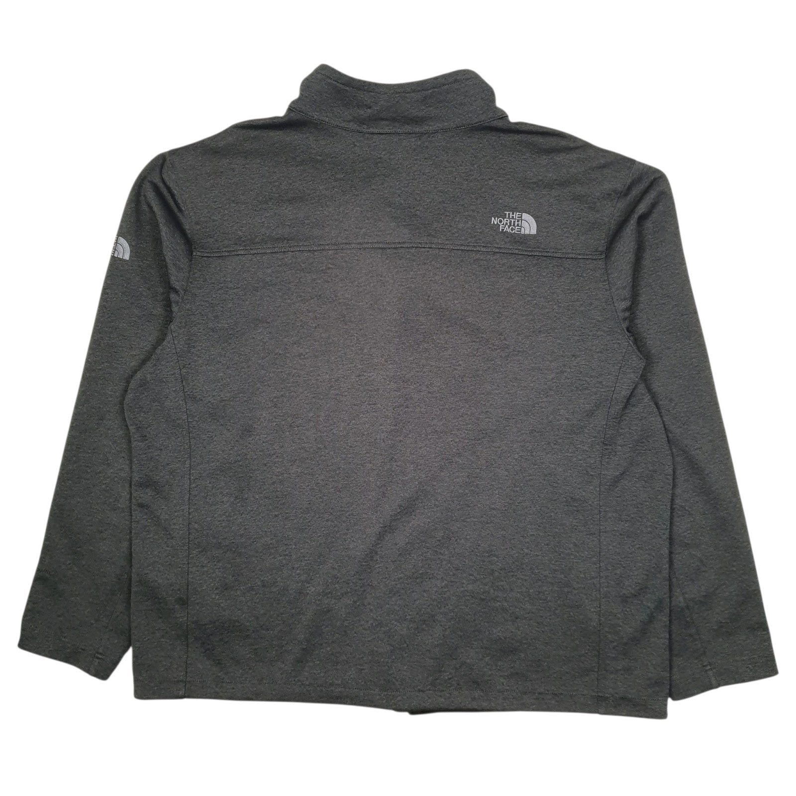 Mens Grey The North Face Softshell Full Zip Jumper