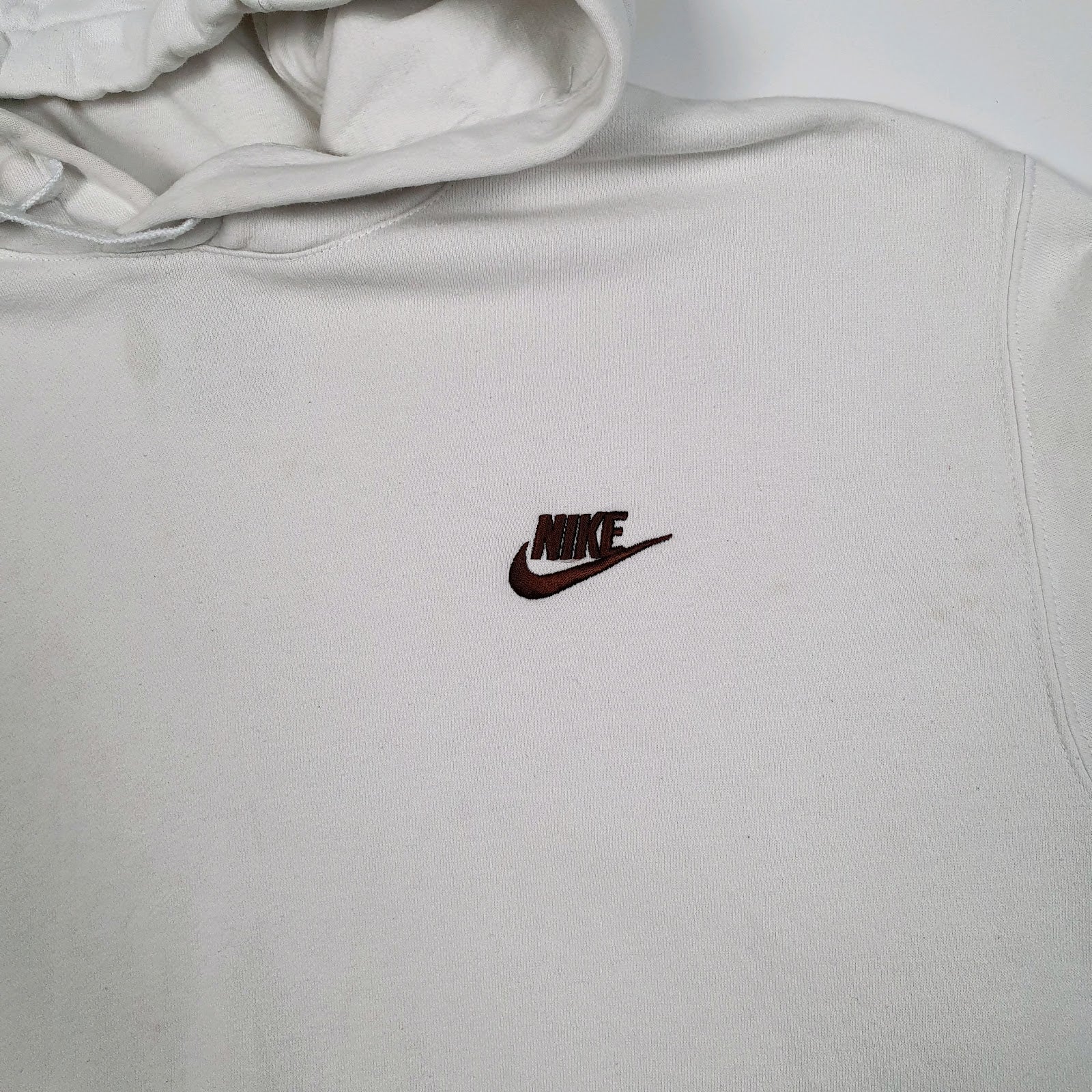 Mens White Nike  Hoodie Jumper