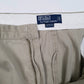 Mens Beige Polo Ralph Lauren Hammond Pant Double Pleated  Trousers