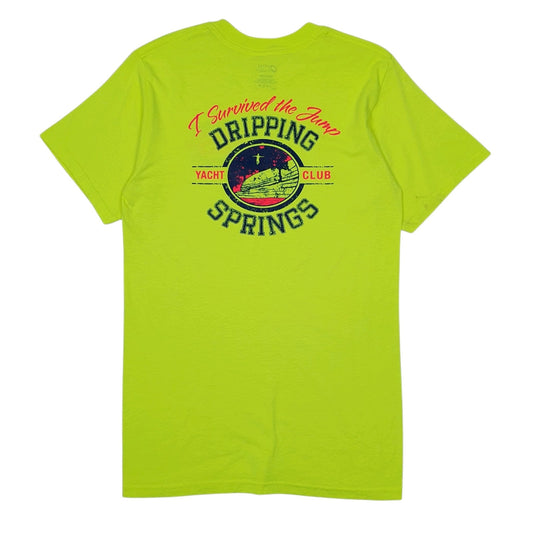 Mens Yellow Port & Company Dripping Springs  T Shirt