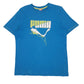 Womens White Puma Spellout Short Sleeve T Shirt