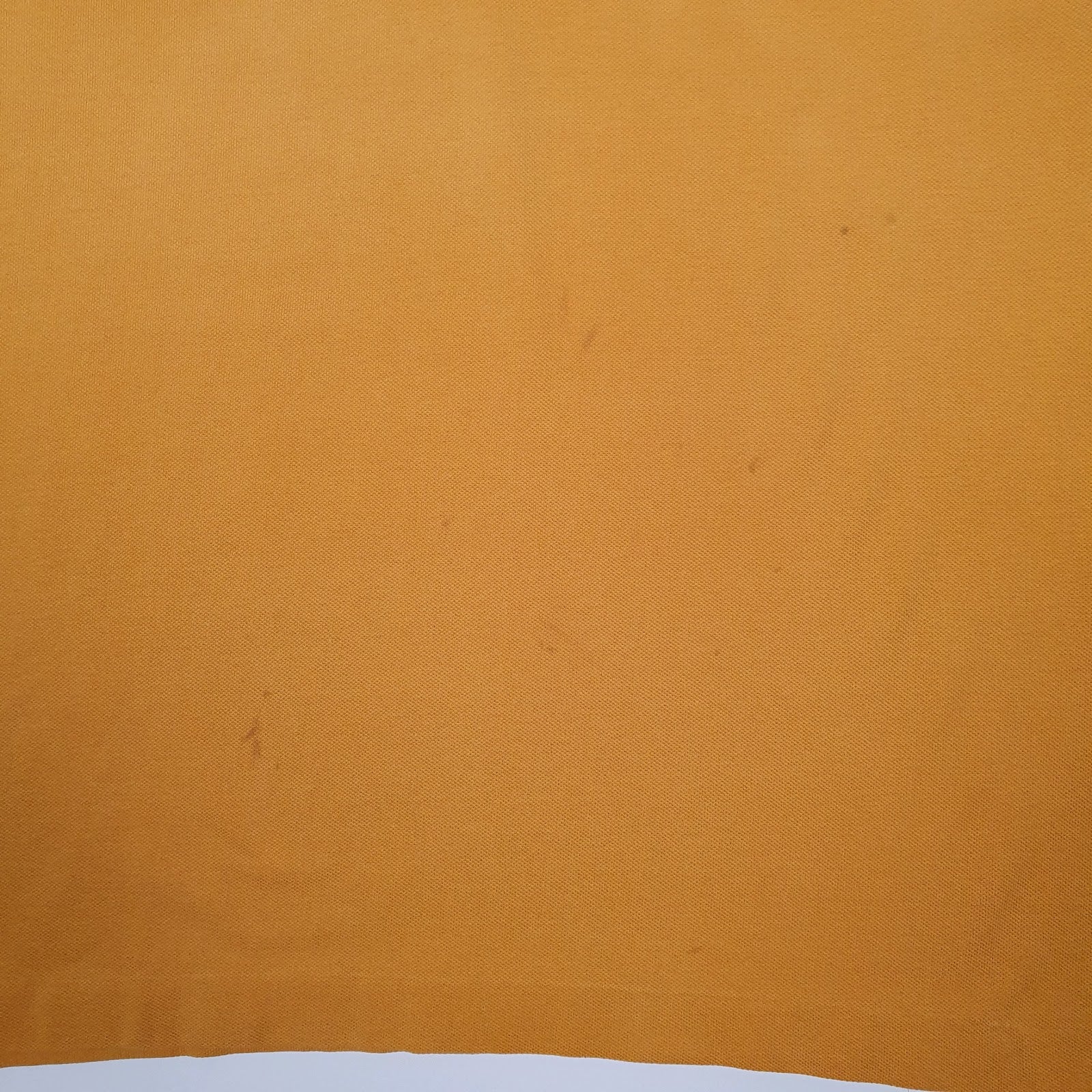 Mens Yellow Burberrys Vintage 90s Quarter Zip Polo Shirt