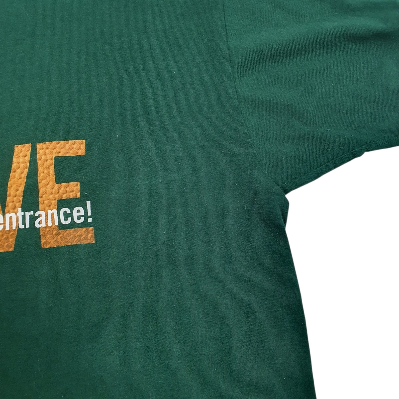 Mens Green Jerzees Green Bay Packers NFL Vintage 2000s  T Shirt