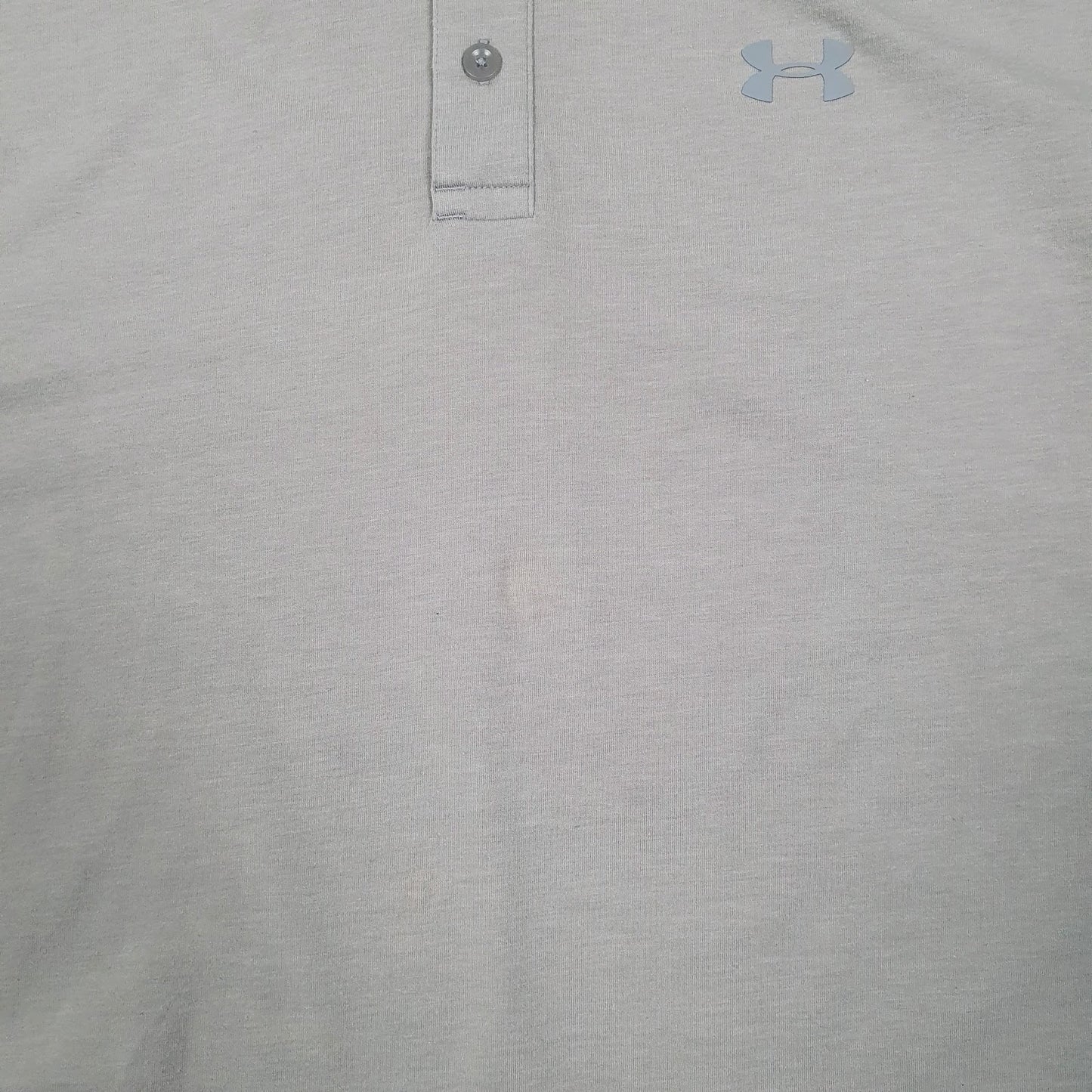 Mens Grey Underarmour  Hoodie Polo Shirt