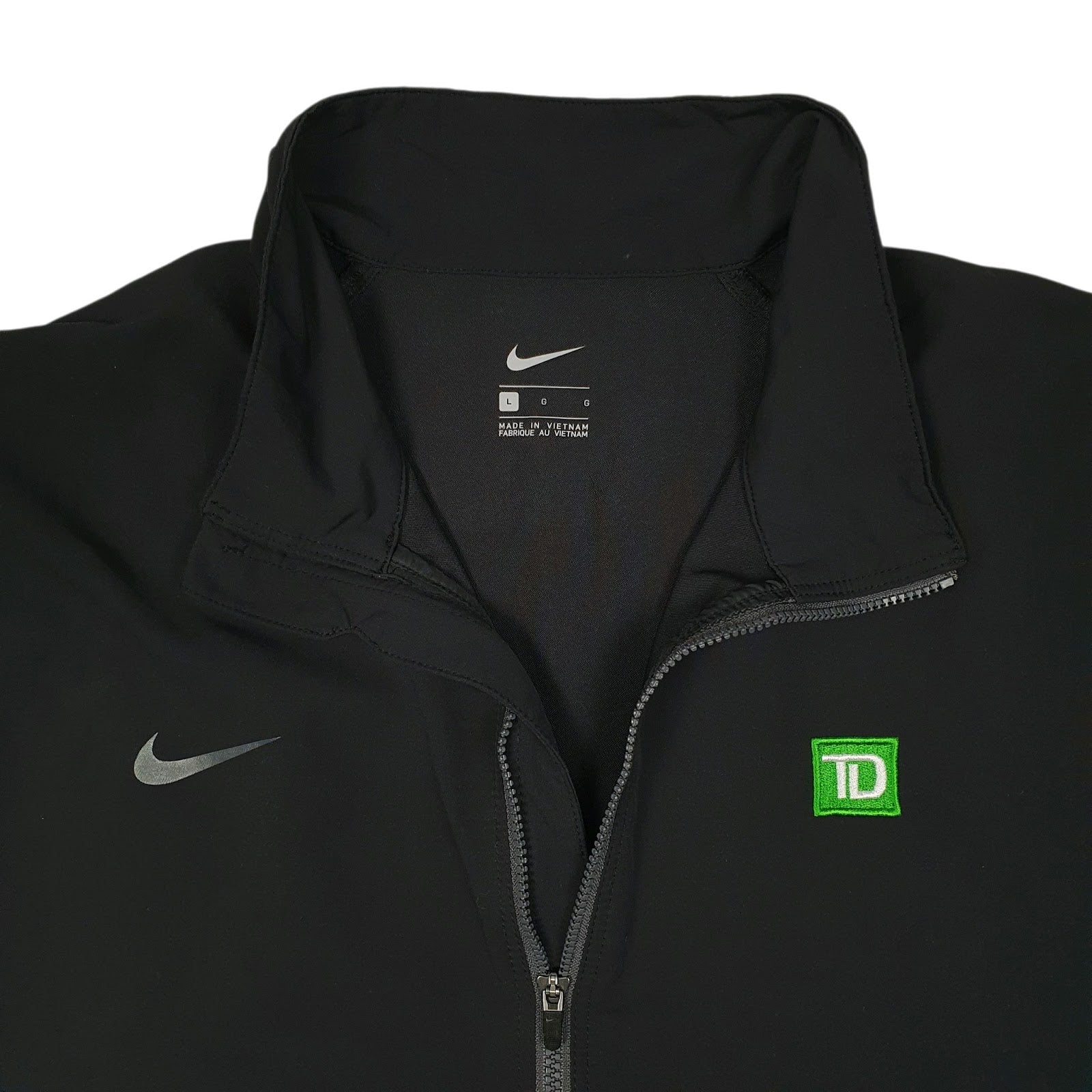 Mens Black Nike Pullover Quarter Zip  Coat