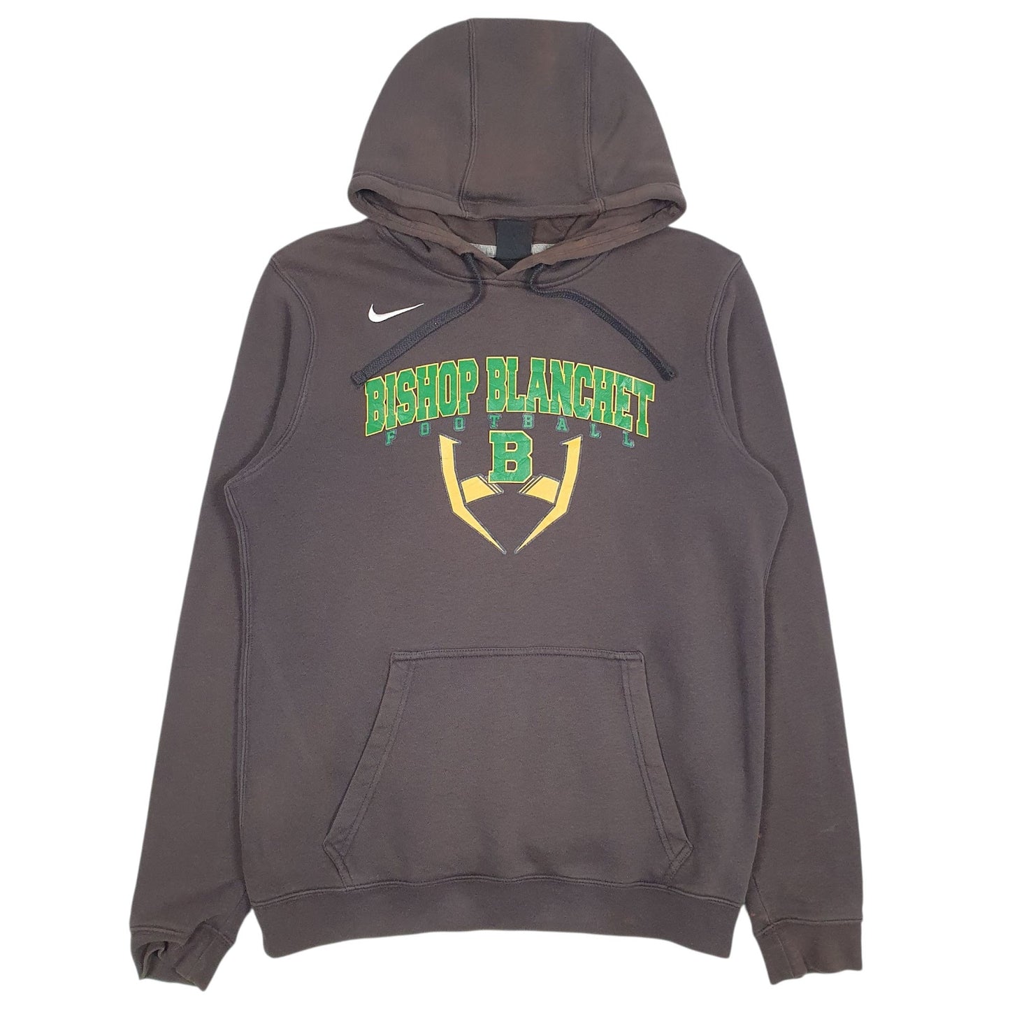 Mens Brown Nike Bishop Blanchet Football Hoodie Jumper