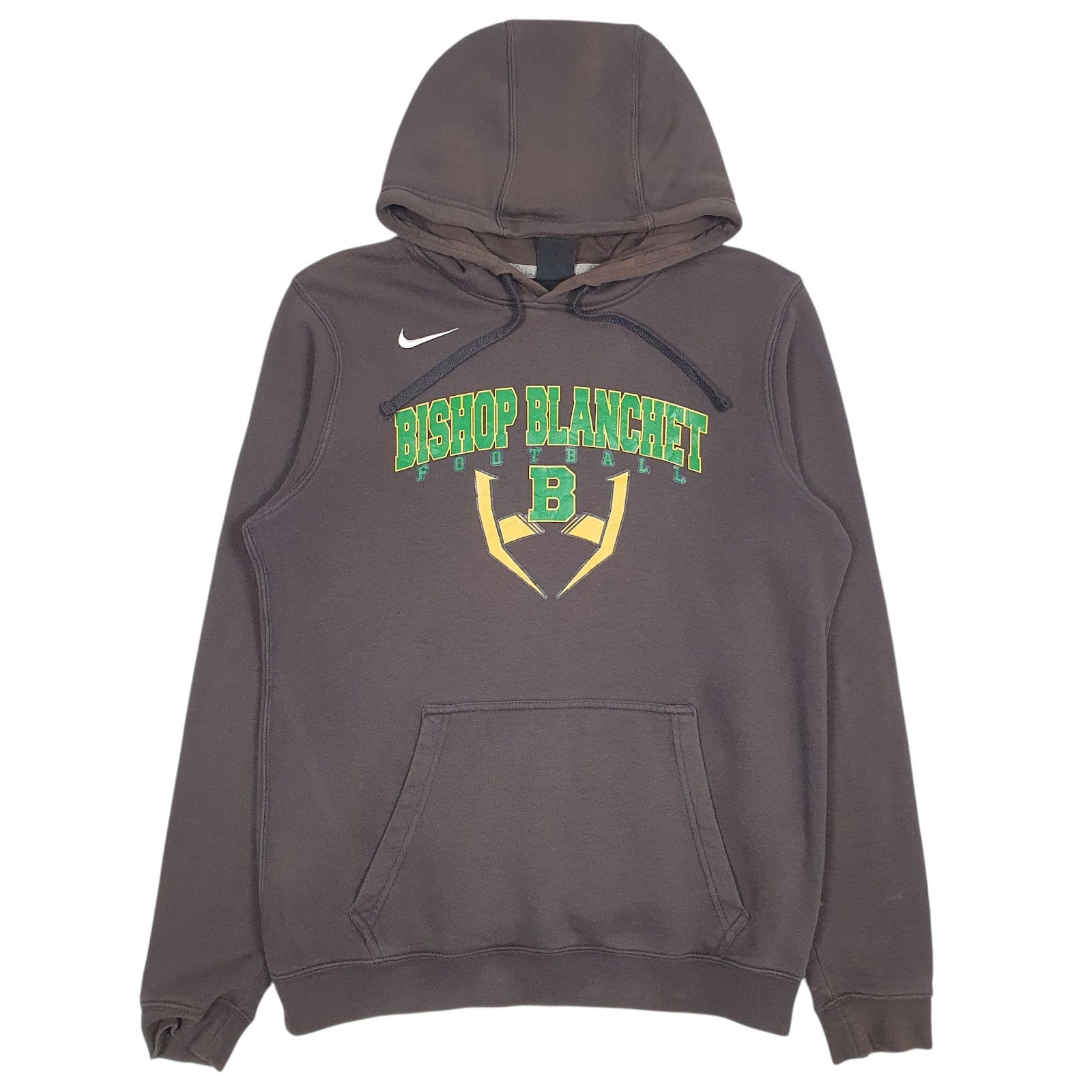 Mens Brown Nike Bishop Blanchet Football Hoodie Jumper