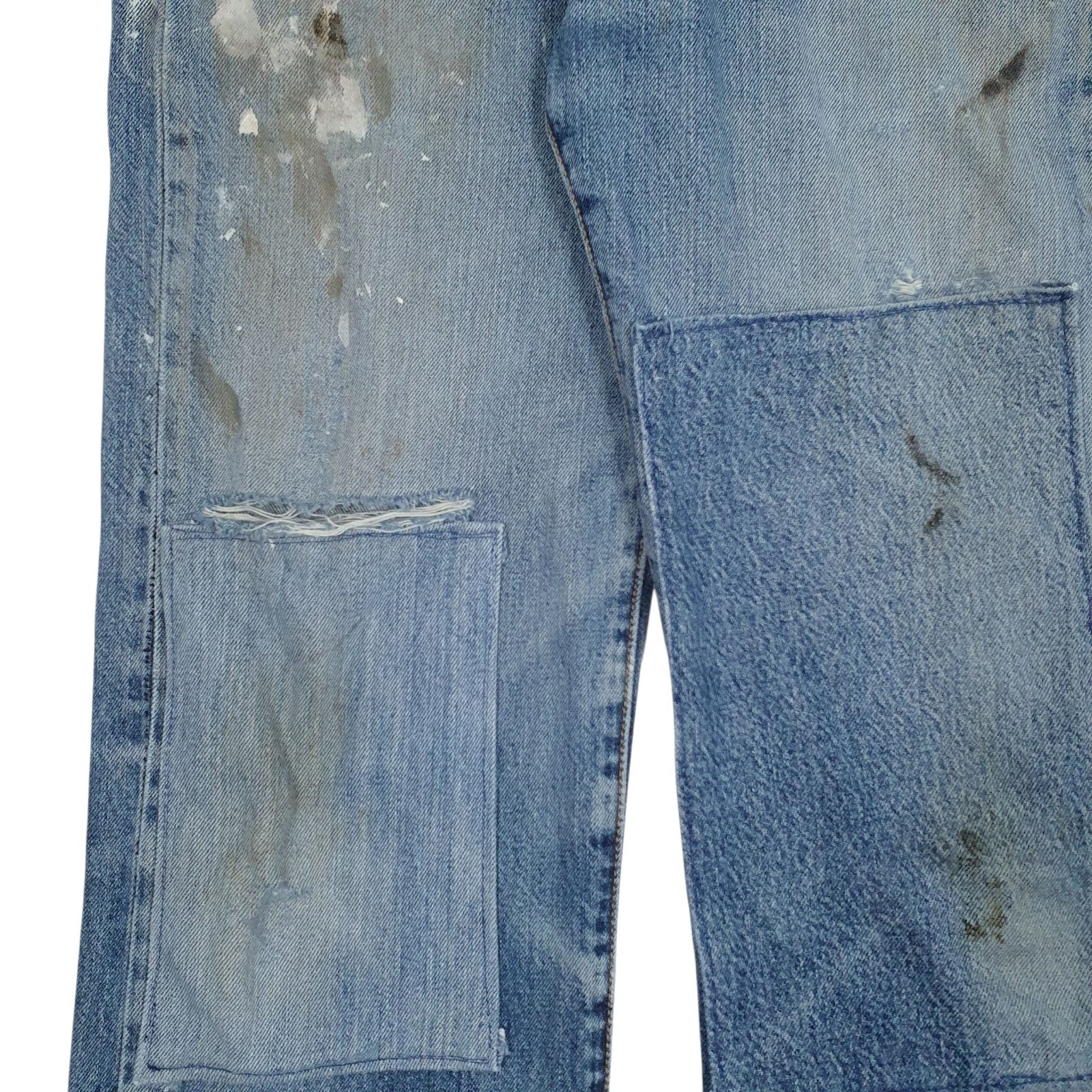 Mens Blue Levis  Full Zip Jeans