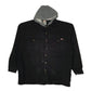 Mens Black Dickies Windbreaker Chore Hoodie  Coat