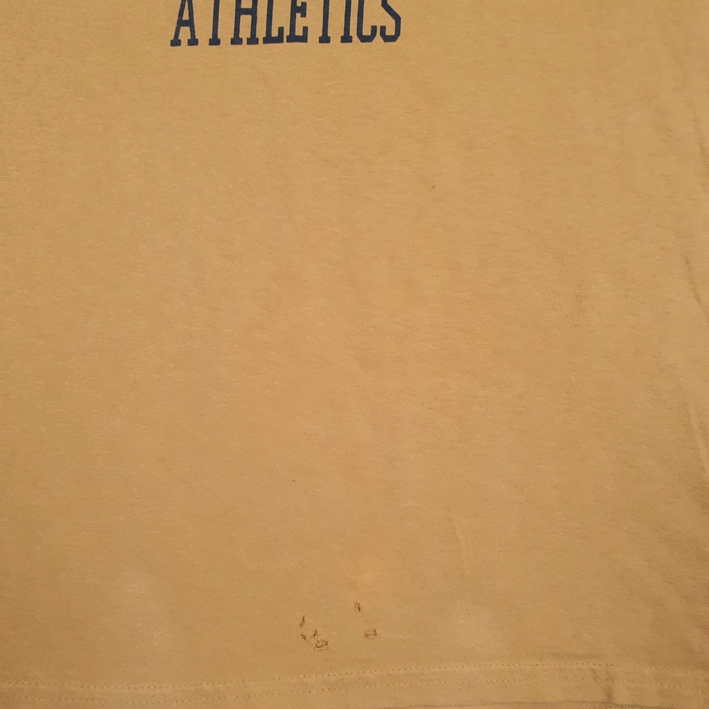 Mens Yellow Gildan   T Shirt