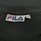 Mens Black Fila Spellout  T Shirt