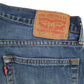 Mens Blue Levis Distressed  Jeans