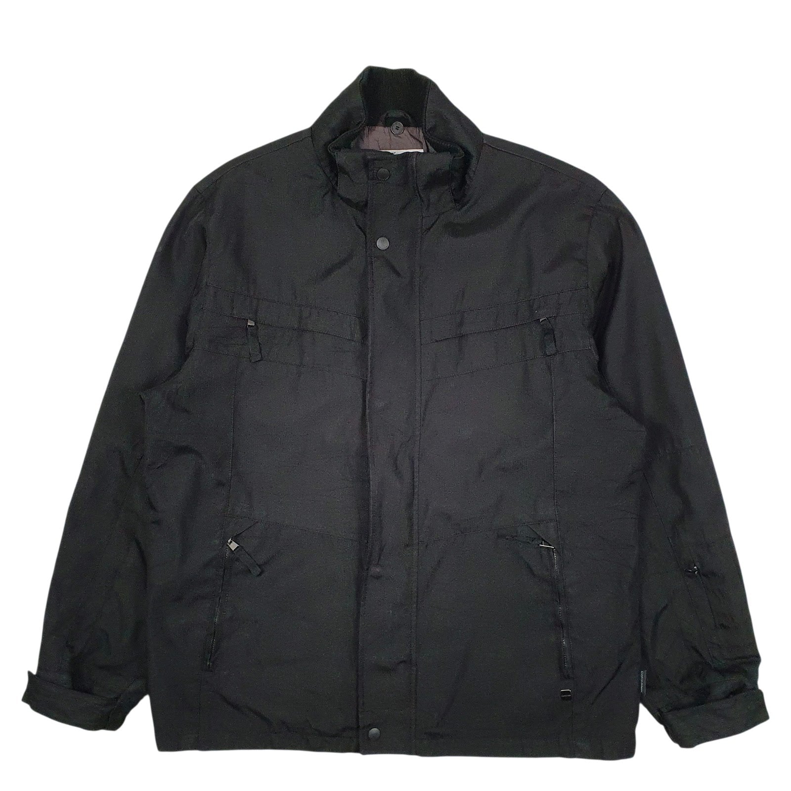 Mens Black Calvin Klein Windbreaker  Coat