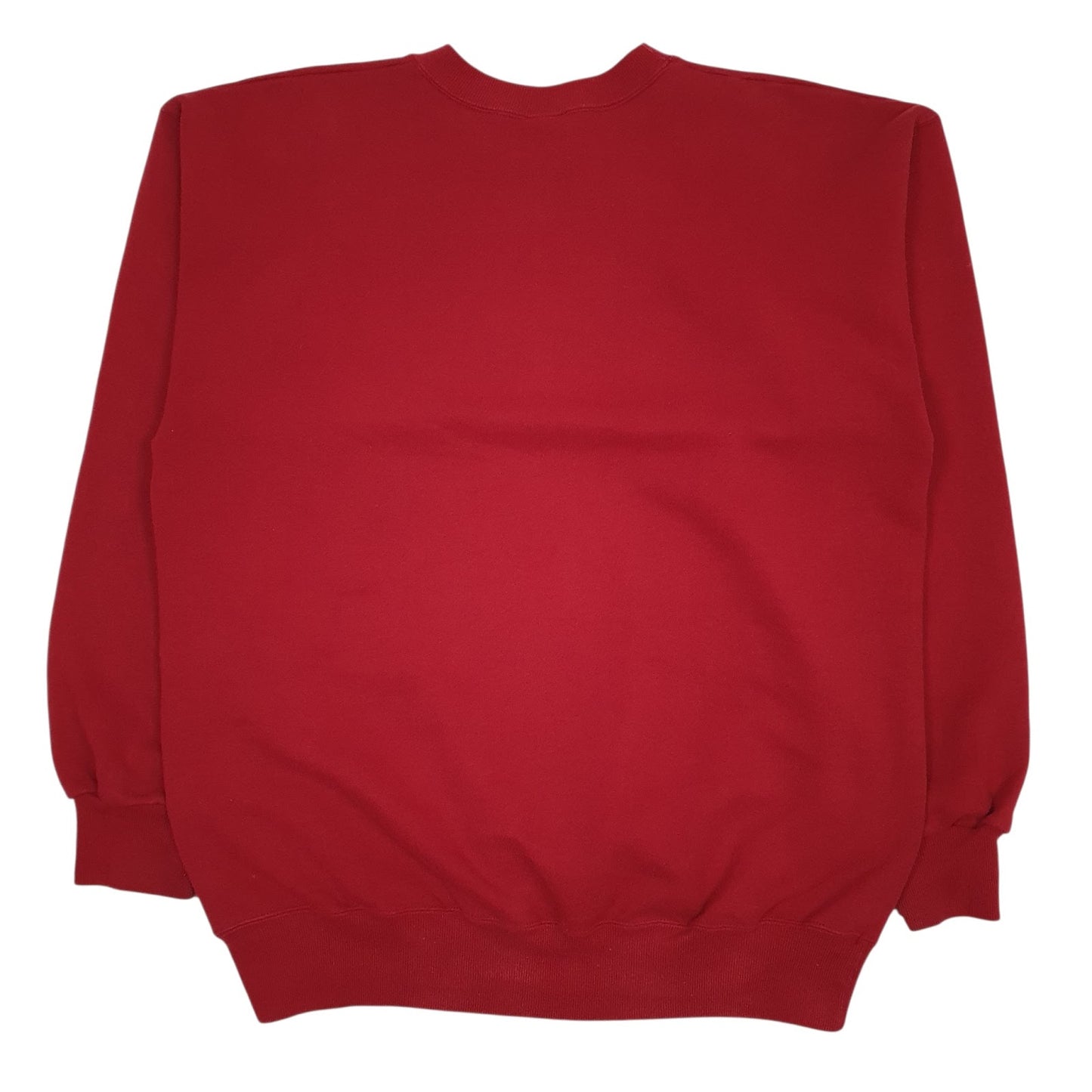 Mens Red Champion Vintage 90s Crewneck Jumper