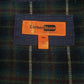 Mens Navy Corner Stone Padded Blanket Lined Crewneck Coat