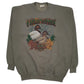 Mens Green Field Master Graphic Vintage 90s Made In USA Crewneck Jumper