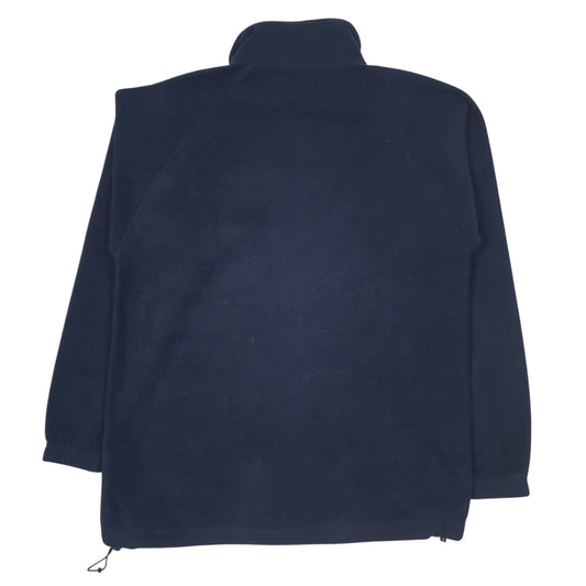 Mens Navy Kappa  Quarter Zip Jumper