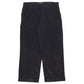 Mens Black Eddie Bauer Pleated Corduroy Trousers