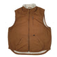 Mens Brown Lee Vest Bodywarmer Sherpa Lined  Coat